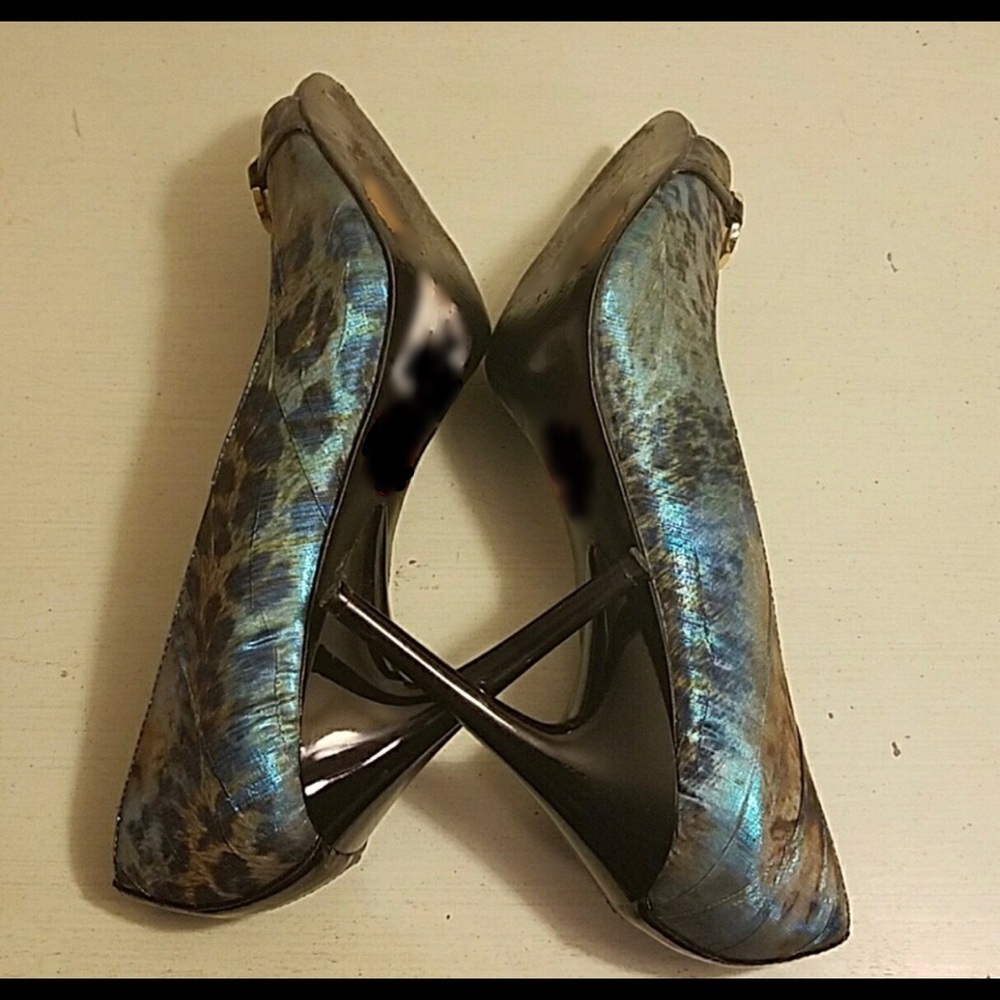 Multi-Blue heels - Picture 7 of 7